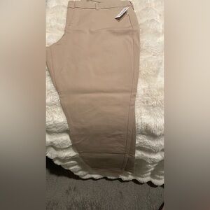 Old Navy khaki skinny Pixie pants size 14 petite new with tags